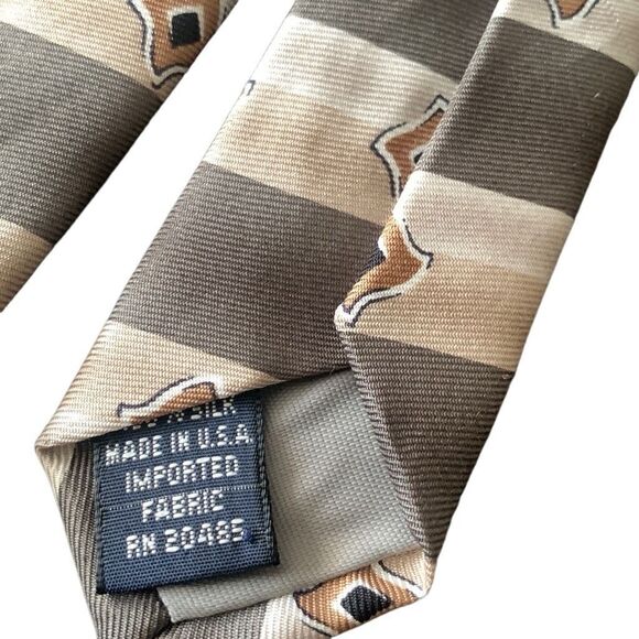 Pre Owned Men’s Stafford Tie Neck Tie Necktie Imported Fabric Classic Style - Picture 5 of 5